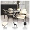 Leisuremod Ethos Collection Modern Wooden Dining Chair in Black/Cream EDC50BLCR - alternate 8