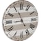 Homeroots 3" Gray And White Metal Analog Round Wall Clock 376230 - alternate 6