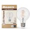 Bulbrite LED Filament, 8.5 Watt Dimmable G25 Light Bulb, Clear Glass Finish, E26 Base, 4000K, 800 Lumens, 4PK 862090 - alternate 4