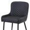 Homeroots Set of Two Black Faux Leather and Wood Dining Side Chairs, 2PK 716267 - alternate 5