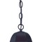 Homeroots Matte Black Geometric Glass Hanging Light 397988 - alternate 5