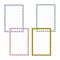 C-Line Products 6" x 9" Assorted Vinyl Magnetic Safety Striped Document Frame, 16/BX 44269 - alternate 5