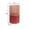 Happimess Harper Modern 4.13-Gallon 2-Tone Faux Wicker Cylinder Outdoor Trash Can, Pink/Red HPM1101C - alternate 8