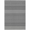 Homeroots 10' X 14' Black And Ivory Chevron Washable Indoor Outdoor Area Rug 612243 - alternate 7