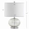 Jonathan Y Judith 21" Mercury Glass LED Table Lamp, Silver/Ivory JYL4015A - alternate 6