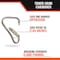 Malta Dynamics Tower Hook Carabiner, Twist Self-Locking, 10 in Length, 2.04 in Gate Opening C1002 - alternate 7