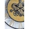 Homeroots 28" Circle Copper Metal and Glass Analog Exposed Gear Wall Clock 485980 - alternate 4
