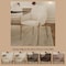 Leisuremod Zaire Collection Modern Dining Chair, Gold Legs and Beige Velvet ZDC52BG - alternate 8