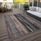 Homeroots 9' X 12' Blue Charcoal And Copper Botanical Leaves Washable Indoor Outdoor Area Rug 581952 - alternate 6