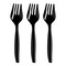 Smarty Had A Party Black Disposable Plastic Serving Forks 150 Forks, 150PK 2651-B-CASE - alternate 8