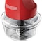 Black & Decker 4 Cup Glass Bowl Chopper With Two Mixing Bowls in Red EHC3002R - alternate 6