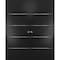 Sartodoors Sliding French Double Pocket Doors, Planum 0020 Matte Black, Kit Trims Rail Hardware, Solid Wood In PLANUM0020DP-BLK-4896 - alternate 1