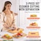 Vevor Bamboo Cutting Board Premium Versatile Cut Board with Built-in Handle, 3PK BCB008 - alternate 7