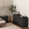 Manhattan Comfort Linda 2-Piece Dresser and Nightstand in Charcoal Gray BR1658-1 - alternate 1