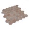 Apollo Tile Lucenza 12x12 in. Clay Beige Matte Recycled Glass Hexagon Mosaic Tile (5.28 sq ft/case) 6PK APLGIO88CLAHEXA - alternate 6