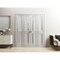 Sartodoors Sliding Closet Double Bi-fold Doors Grey Solid Core Modern Interior VEREGIO7288DBF-OAK-96 x 96 (4* 24x96) - alternate 3