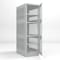 Pucel Heavy Duty Storage Locker, One Door, Perforated, 24 in W x 74 in H x 36 in D, Light Blue DLCU-2436-1-AS-PERF-B - alternate 1