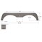Icon Tandem Axle Fender Skirt FS4270 for Forest River - Mauve Gray 14270 - alternate 8