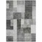 Homeroots 10' X 14' Pewter And Black Geometric Washable Indoor Outdoor Area Rug 605866 - alternate 7