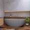 Alfi Brand 72 in L, 35.4 in W, Gray Matte, Concrete ABCO72TUB - alternate 9