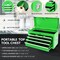 Wrightmaster 8-Drawer Rolling Tool Chest Combo with Wheels&Handle, 6 Hanging Hooks, Double Locking System ZoroT248D334G - alternate 6