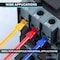 Kable Kontrol Copper and PVC Butted Seam Ring Terminal, 16-14 AWG, Stud Size # 10, Blue, 100 Pcs, 100PK RTPVC-1614-10-BL - alternate 5