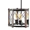 Jonathan Y Ferme 16" 3-Light Adjustable Iron Rustic Farmhouse LED Pendant, Brown/Oil Rubbed Bronze JYL7501A - alternate 12