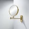 Kibi Wall Mount Magnifying Make Up Mirror - Brushed Brass KMM100BB - alternate 11