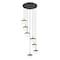 Z-Lite Renaud Matte Black 7 Light Chandelier 827P6-7R-MB-LED - alternate 1