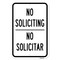 Signmission No Soliciting No Solicitar Sign, Heavy-Gauge Aluminum, 18" x 24", A-1824-24976 A-1824-24976 - alternate 3
