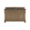 James Martin Vanities Brookfield 60 in. Single Vanity, Pecan w/ 3 CM Parisien Bleu Silestone Top 547-V60S-PCN-3PBL - alternate 1