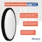 Bulbrite 9" Round 17-W 3000K LED Flush Mount Light, 1400 Lumens, Black Finish 773609 - alternate 6