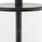 Homeroots 17" Black And Clear Glass And Metal Table Lamp With White Drum Shade 643451 - alternate 3