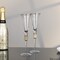 Dinewares 2 Piece Elegant Crystal Set Wedding Champagne Glasses with Diamond Rhinestone Accents and a QI004759.SI.2 - alternate 9