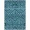 Homeroots 5' X 8' Teal Blue And Aqua Floral Washable Indoor Outdoor Area Rug 588913 - alternate 8