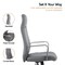 Leisuremod Flux Faux Leather Swivel Office Chair, Knee Tilt, Padded Support FO19GRL - alternate 9