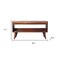 Homeroots 35in Brown Genuine Leather and Solid Wood Upholstered Storage Bench With Cabinet 717469 - alternate 9