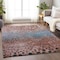 Homeroots 8' X 10' Terra Cotta Blue And Black Abstract Washable Indoor Outdoor Area Rug 603098 - alternate 9