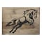 Homeroots 19" X 24" Black And Brown Horse Solid Wood Hanging Dimensional Sculpture 554676 - alternate 1