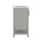 Flash Furniture Vega 36in. Vanity w/Sink, Cabinet w/Blk Hardware, Open Shelf & 3 Drawers, Marble Counter, Gry/Wht FS-VEGA36-KD-GY-HDBLK-GG - alternate 8
