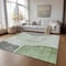 Homeroots 5' X 8' Olive Green And Gray Abstract Washable Indoor Outdoor Area Rug 582015 - alternate 9