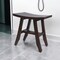 Homeroots 18" Dark Brown Teak Rectangular Shower Bench 376661 - alternate 7