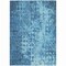 Homeroots 3' X 5' Blue Ikat Washable Indoor Outdoor Area Rug 576971 - alternate 8