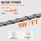 Vevor Self-Regulating Pipe Heating Cable 9FT 5W/FT Heat Tape with Thermostat 5MLTV1-9 - alternate 7