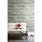 Roommates 20.5 in. W X 16.5 in. L Distressed Wood Blue Peel and Stick Wallpaper RMK9052WPZ - alternate 4