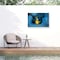 Trademark Fine Art Outdoor Canvas Art Barathieu Gabriel Clownfish In Blue Wall Art for Patios, or Gardens 1X11766-OC1624WR - alternate 1