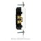 Leviton PlugsandReceptacles, 20A, 125VAC, Blk, Nylon 16362-E - alternate 5
