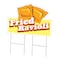 Signmission Fried Ravioli Die Cut Yard & Stake outdoor plastic coroplast window, C-DC-2436-DS-Fried Ravioli19 C-DC-2436-DS-Fried Ravioli19 - alternate 1