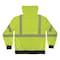 Ergodyne M Lime Type R Class 3 Performance Hi-Vis Zip-Up Hoodie 8318BK - alternate 8