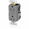 Leviton Lev-Lok GFCI 15A Ind Gr PI Gray MGFN1-GY - alternate 1